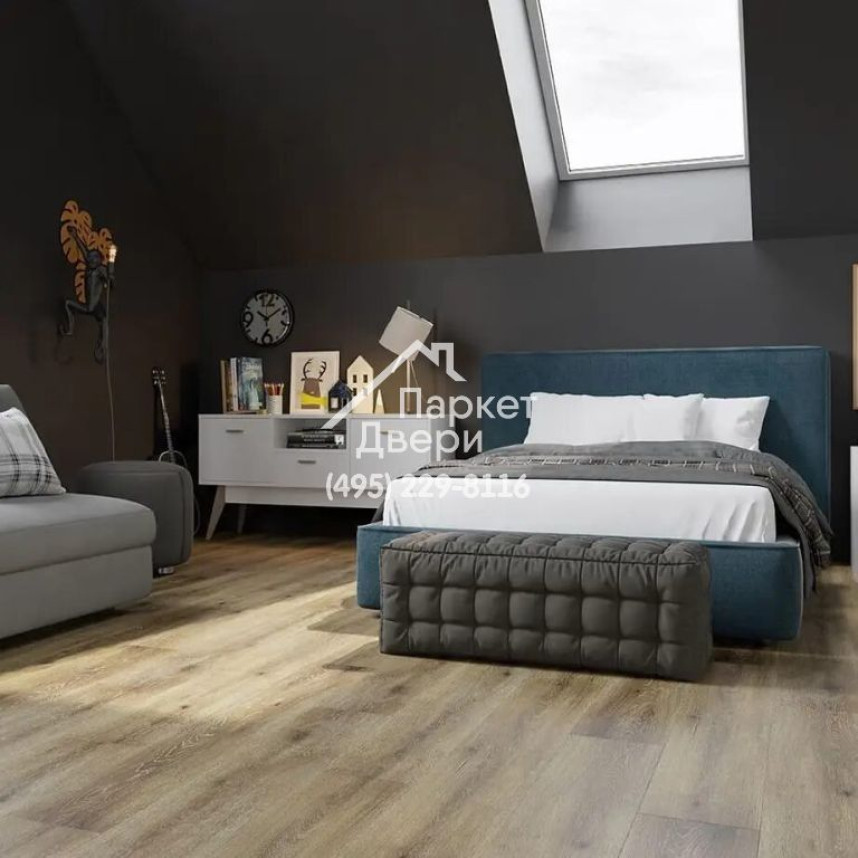 Каменный MSPC ламинат Stone Floor Дуб Уютный дом 0004-2 MP, 1220х196х8-1