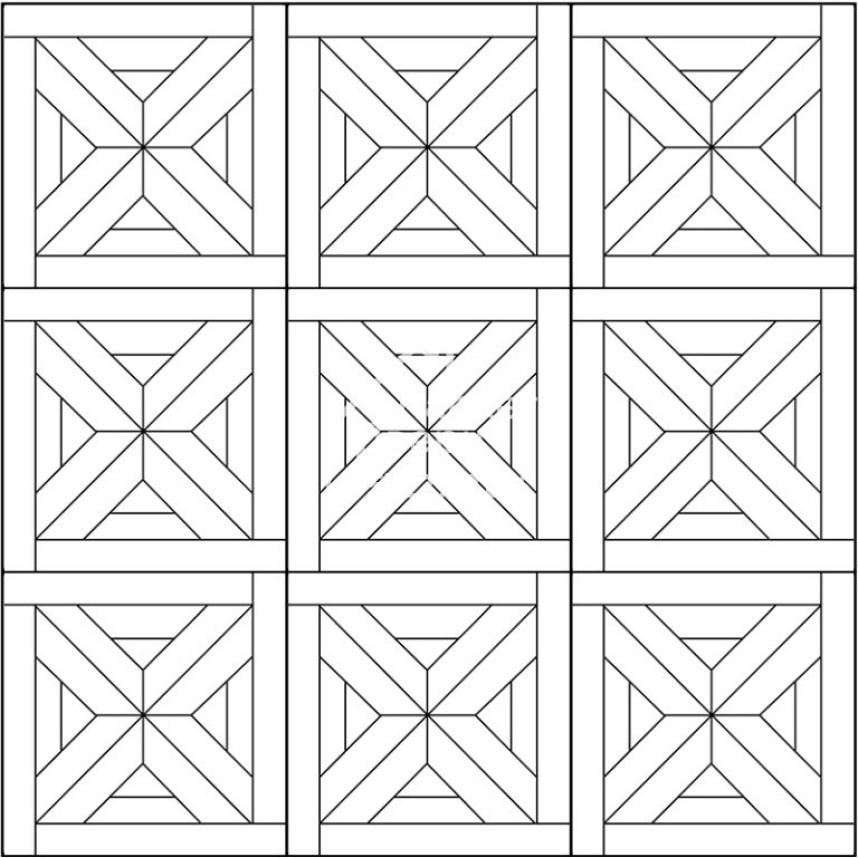 Модульный паркет Coswick Хелмсли Дуб Атакама, 1157-1211-10, Селект энд Бэттер, 635x635x19,05-1