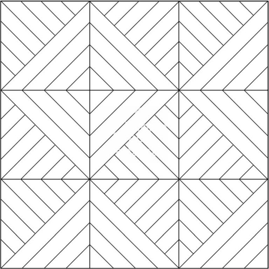 Модульный паркет Coswick Монсоро Нордкап, 1158-1275-10, Селект энд Бэттер, 635x635x19,05-2
