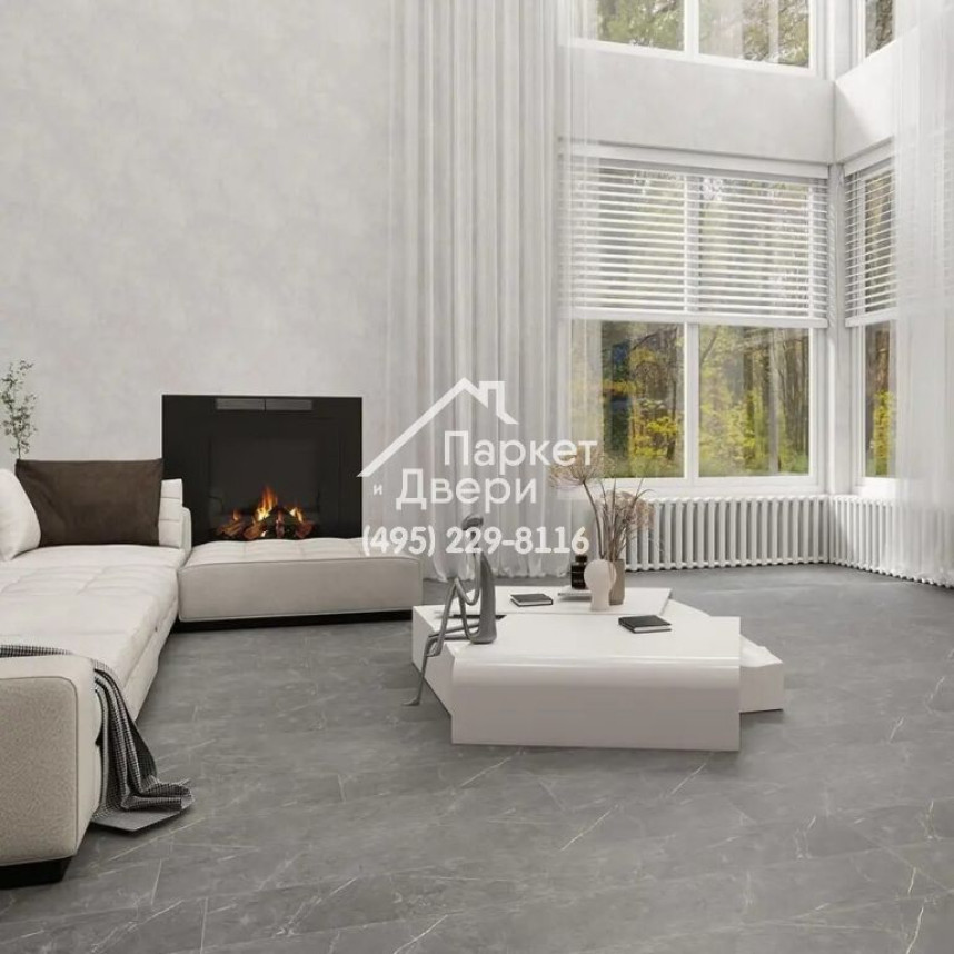 Каменный MSPC ламинат Stone Floor Мрамор Графитовый 88182-3 MP, 1220х234х8-1