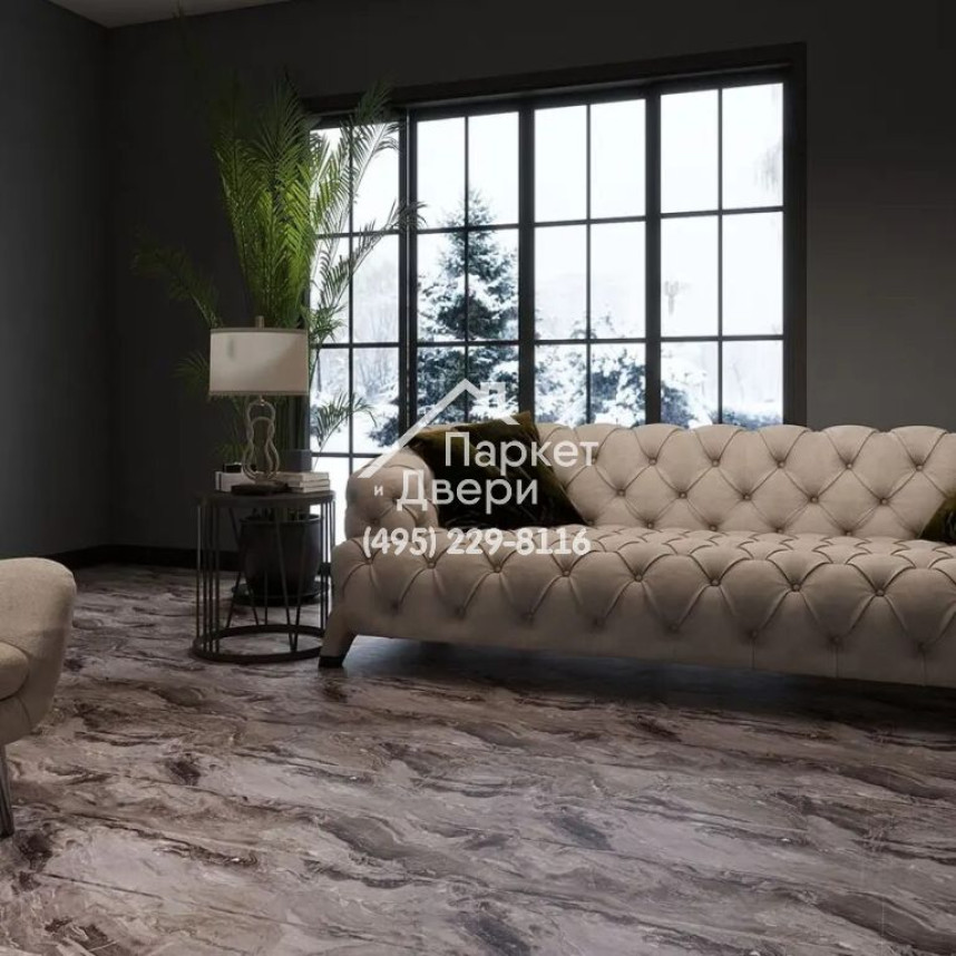 Каменный MSPC ламинат Stone Floor Перуанский Мрамор DCD1-5 MP, 1220х234х8-2