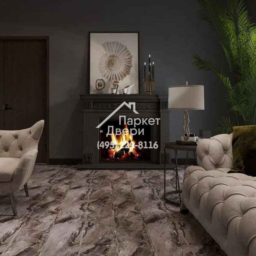 Каменный MSPC ламинат Stone Floor Перуанский Мрамор DCD1-5 MP, 1220х234х8-1