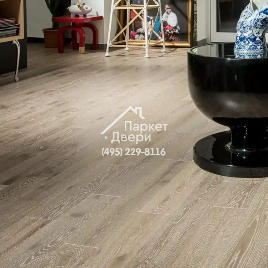 Паркет Французская Ёлка Coswick 60° Дуб Серый кашемир 1176-4251-20, Таверн, 548x127x15-4