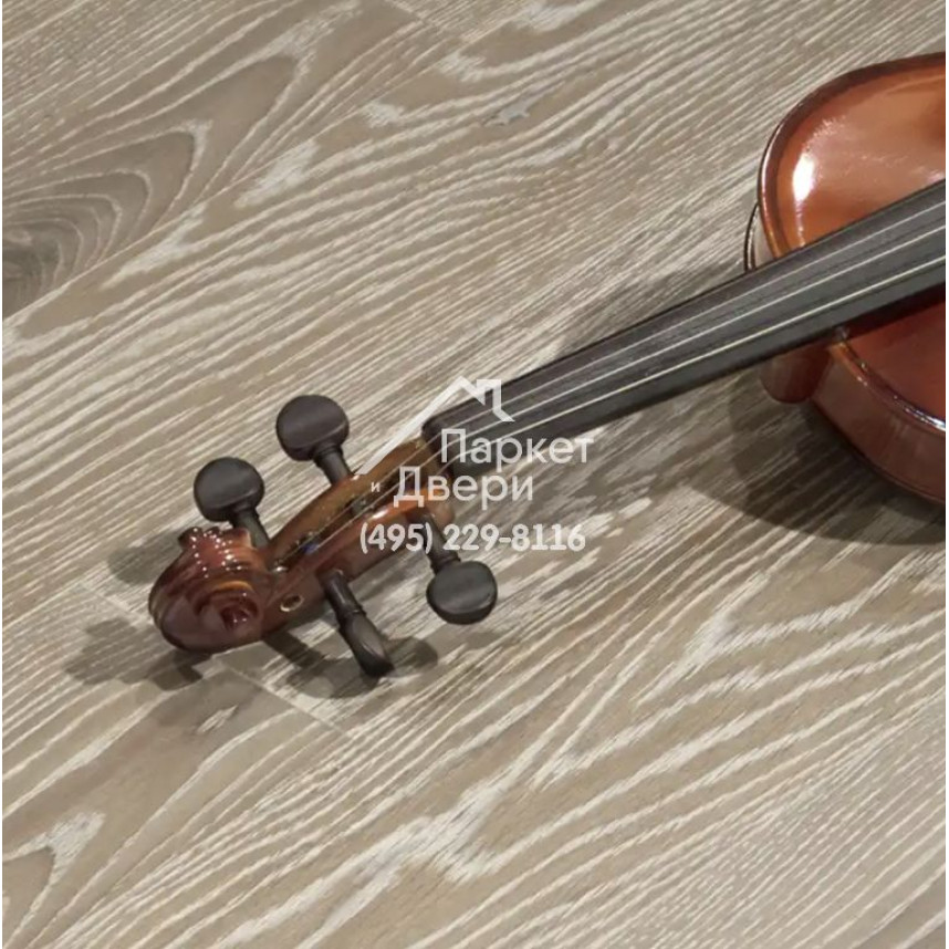 Паркет Французская Ёлка Coswick 60° Дуб Серый кашемир 1176-4251-20, Таверн, 548x127x15-1