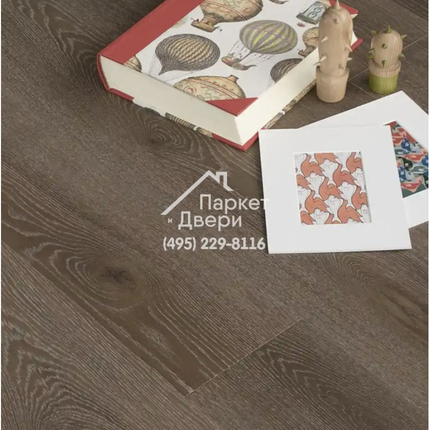 Паркет Французская Ёлка Coswick 45° Дуб Дымчатый топаз 1175-4505-30, Таверн, 500x127x15-2