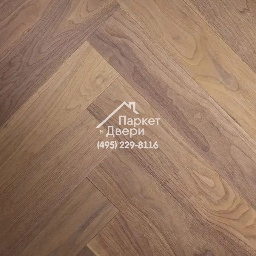 Паркет Английская Ёлка 90° Coswick Американский орех Туманный рассвет, 1374-3810-30, 1 Натур, 635x127x15-1