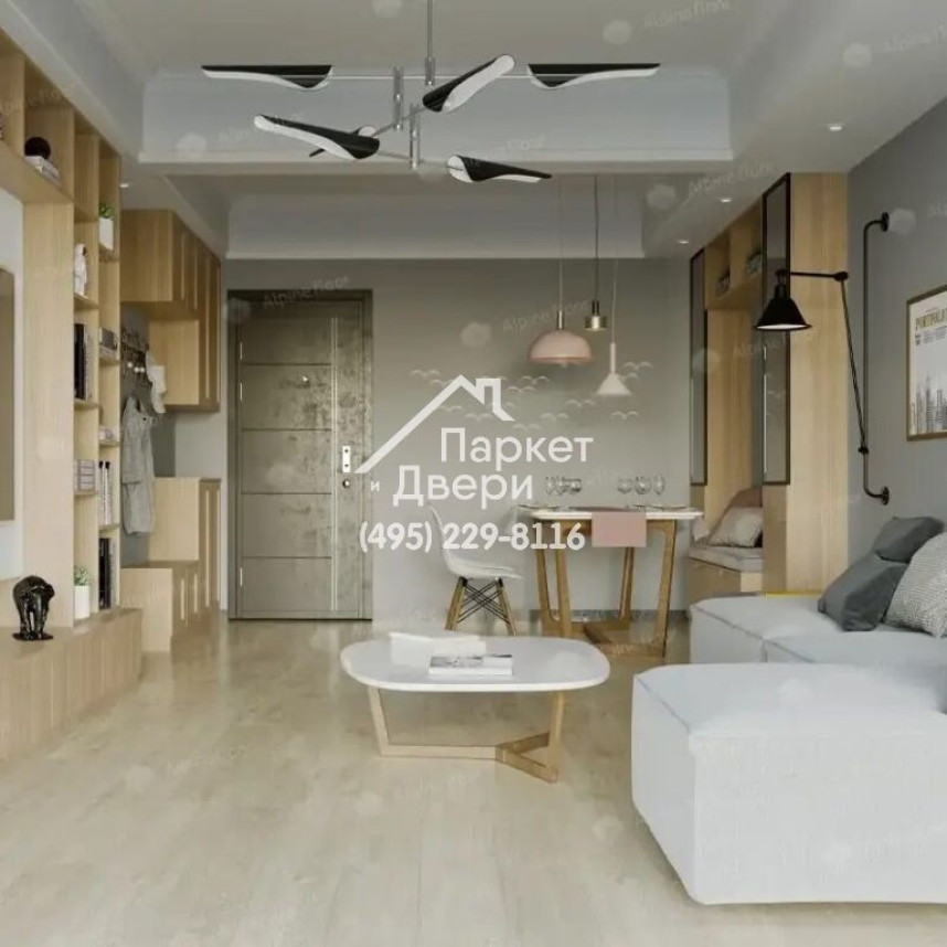 Виниловые полы Alpine Floor, Grand Sequoia Superior ABA, Сонома ECO 11-303 MC, 1220х183х8