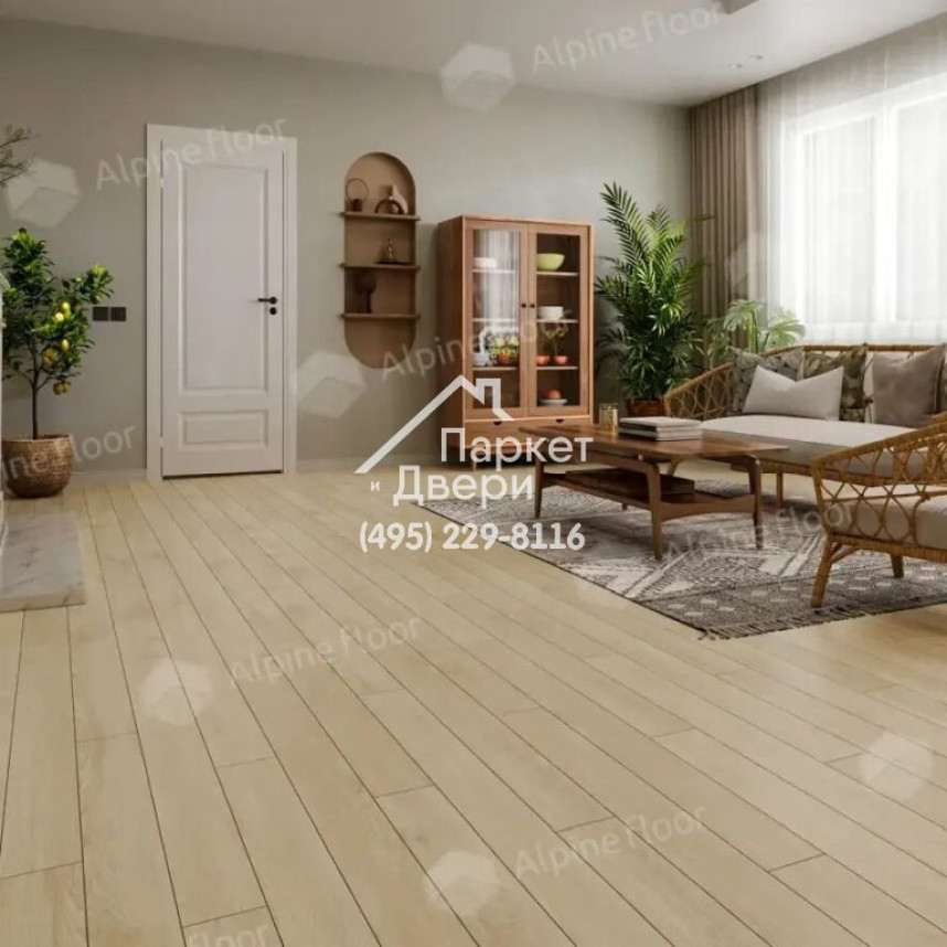 Виниловые полы Alpine Floor, Grand Sequoia Village, Камфора ECO 11-507 MC, 1220х125х4-2