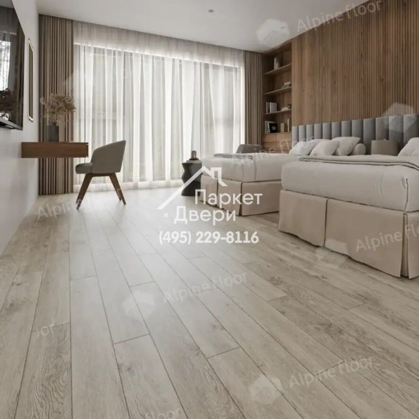 Виниловые полы Alpine Floor, Grand Sequoia Village, Карите ECO 11-907 MC, 1220х125х4-1