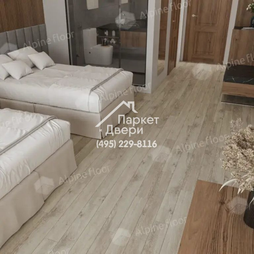 Виниловые полы Alpine Floor, Grand Sequoia Village, Карите ECO 11-907 MC, 1220х125х4