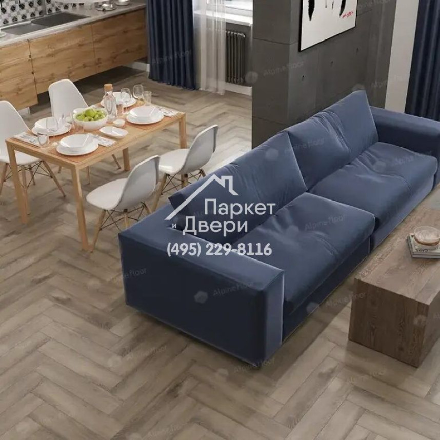 Виниловые полы Alpine Floor, Parquet Premium, Северная История ECO 19-15 MC, 600х125х8