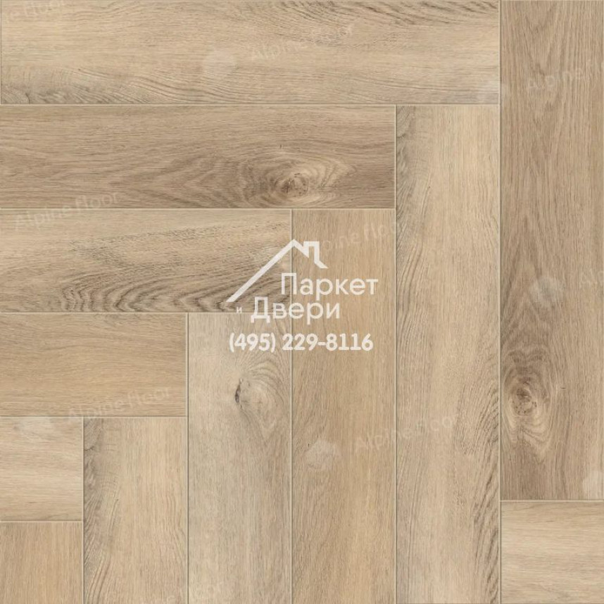 Виниловые полы Alpine Floor, Parquet Premium, Дуб Природный Изысканный ECO 19-17 MC, 600х125х8-1