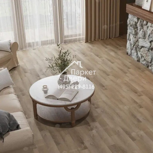 Виниловые полы Alpine Floor, Parquet Premium, Дуб Природный Изысканный ECO 19-17 MC, 600х125х8