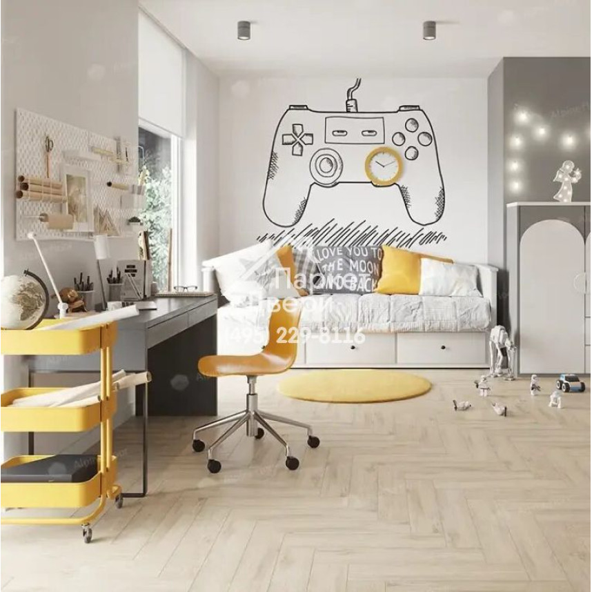 Виниловые полы Alpine Floor, Parquet Premium, Дуб Медия ECO 19-20 MC, 600х125х8-2