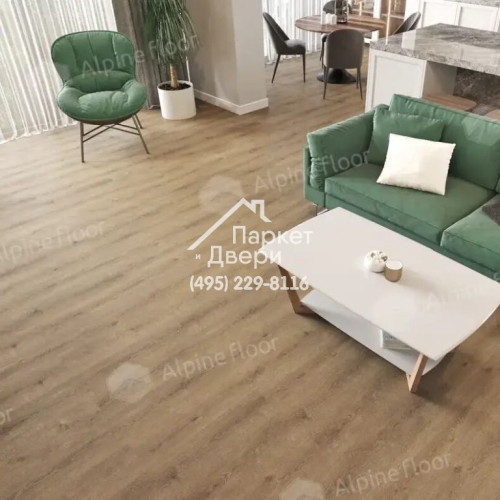 Виниловые полы Alpine Floor, Solo Plus, Ларгетто ЕСО 14-301 MC, 1220х183х4