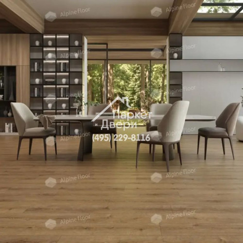 Виниловые полы Alpine Floor, Solo Plus, Ларгетто ЕСО 14-301 MC, 1220х183х4