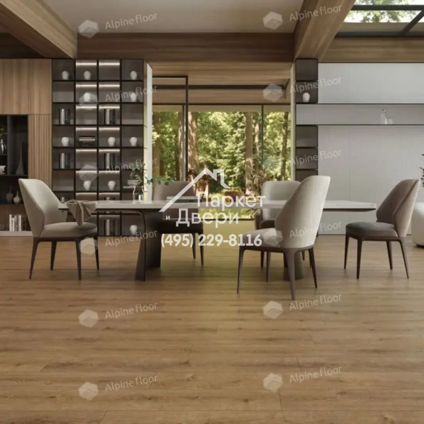 Виниловые полы Alpine Floor, Solo Plus, Ларгетто ЕСО 14-301 MC, 1220х183х4-2