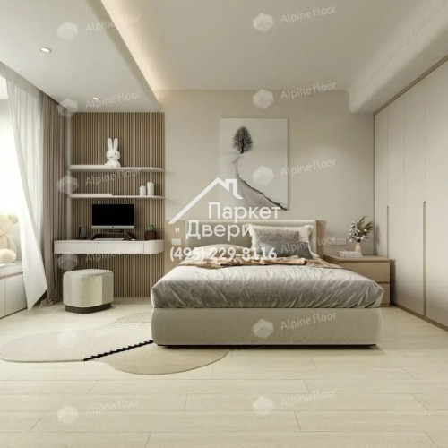 Виниловые полы Alpine Floor, Solo Plus, Ленто ЕСО 14-501 MC, 1220х183х4