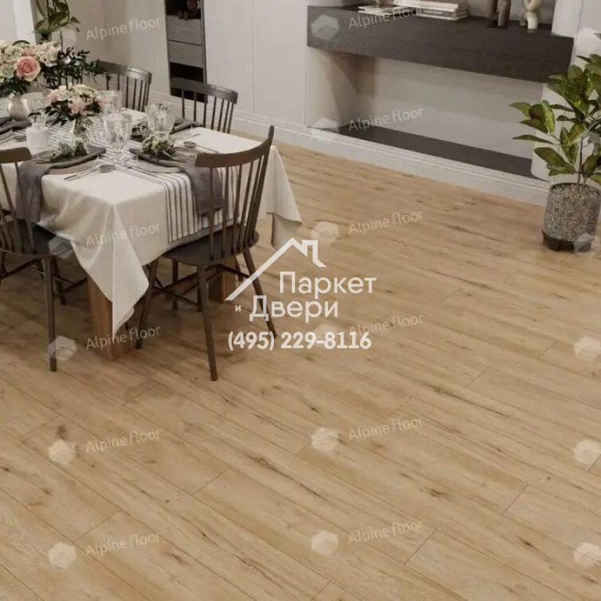 Виниловые полы Alpine Floor, Solo Plus, Ларго ЕСО 14-601 MC, 1220х183х4