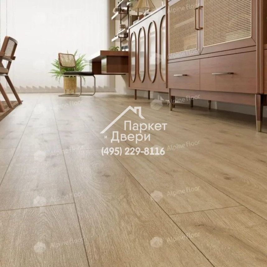 Виниловые полы Alpine Floor, Solo Plus, Анданте ЕСО 14-1001 MC, 1220х183х4