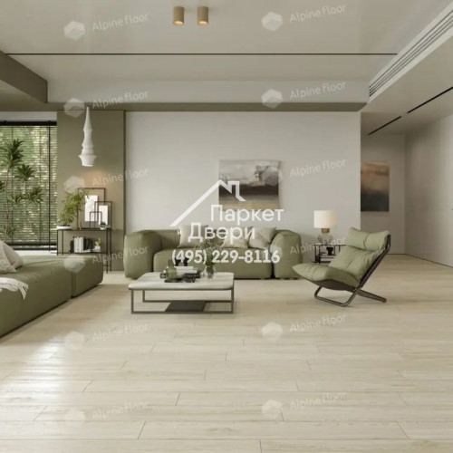 Виниловые полы Alpine Floor, Solo Plus, Модерато ЕСО 14-1101 MC, 1220х183х4