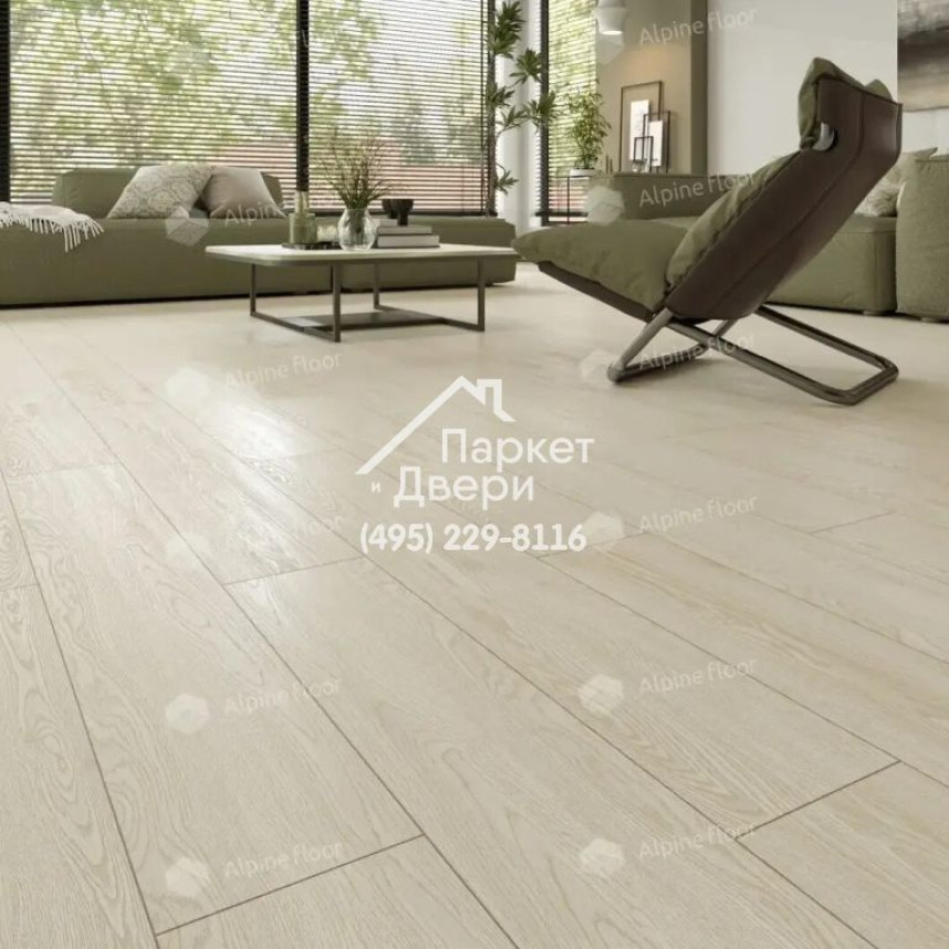 Виниловые полы Alpine Floor, Solo Plus, Модерато ЕСО 14-1101 MC, 1220х183х4