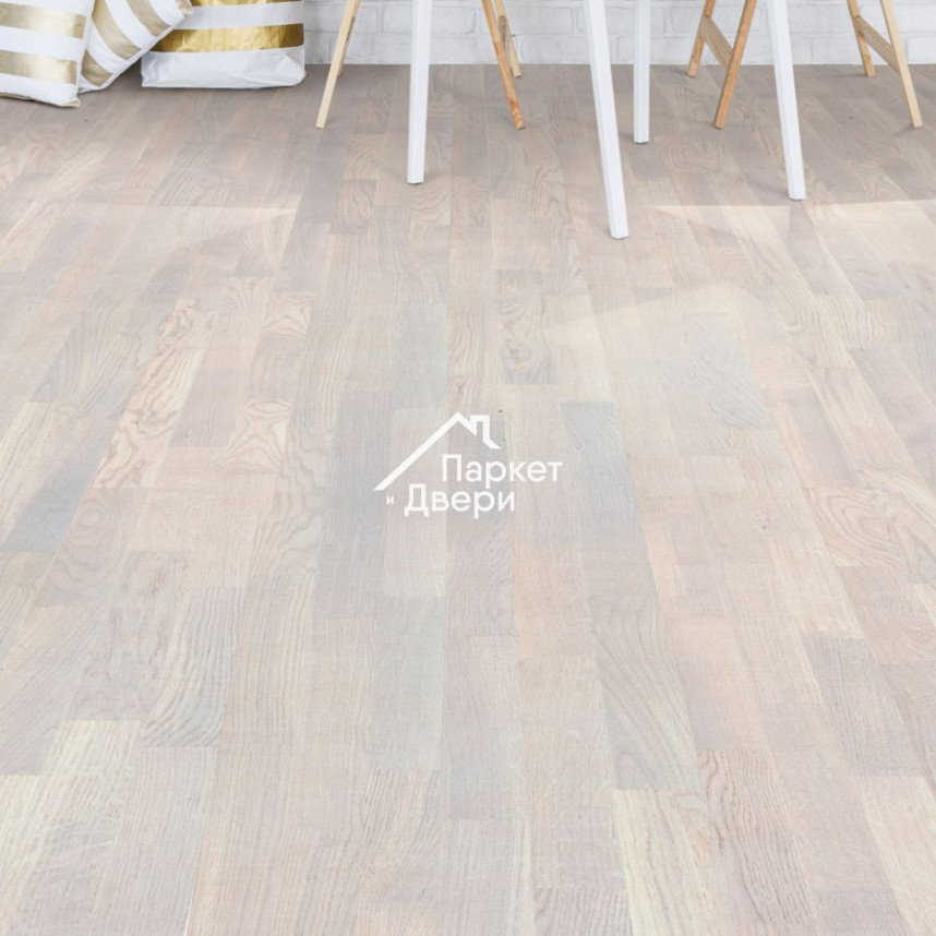 Паркетная доска Sommer Europarquet Дуб Фрост 3-полосный толщина 13,2 мм 2.658 м2