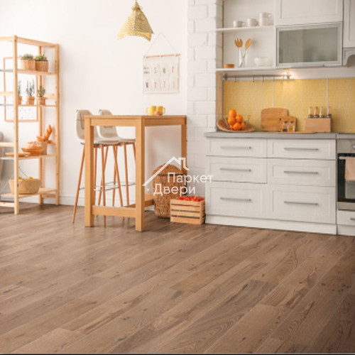 Паркетная доска Sommer Classic Plank Дуб Неро Браш Масло 1150 1-полосный (1,132 м2)