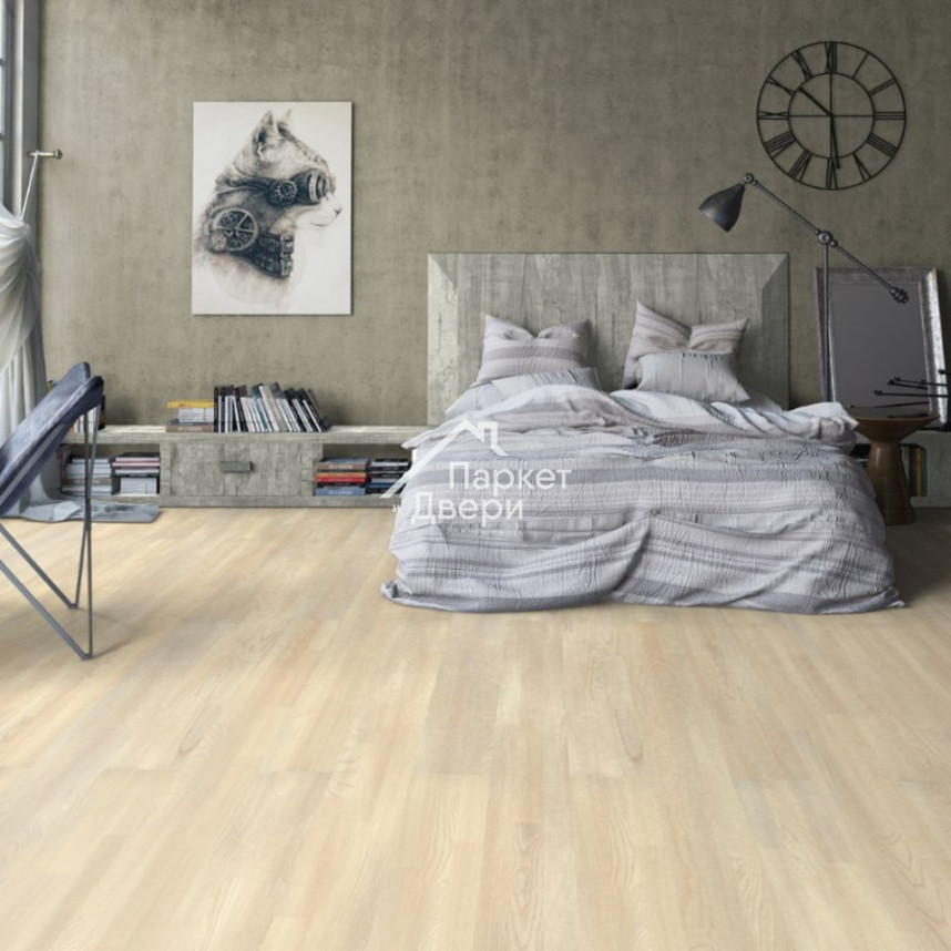 Паркетная доска Tarkett Salsa FL Ясень Белый Шелк Браш (2.658 м2)-1