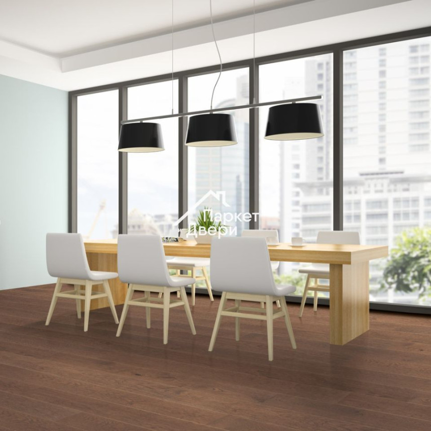 Паркетная доска Tarkett Step XL Дуб Барон Темный Браш 1000 (0.984 м2)-1