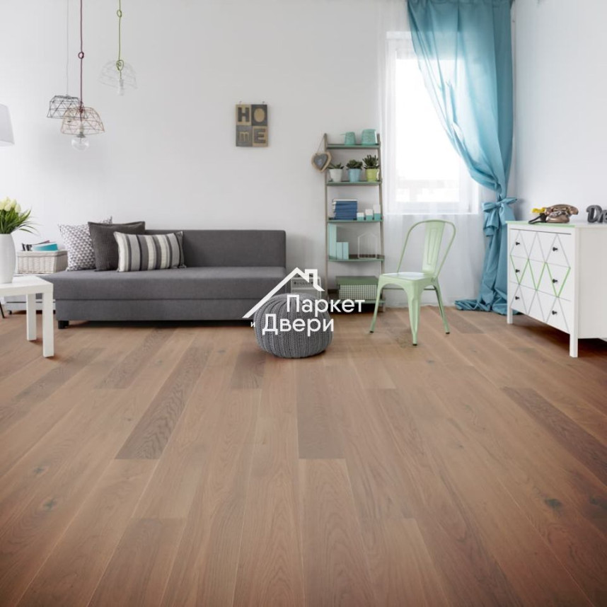 Паркетная доска Tarkett Step XL Дуб Роял Серый Браш 1200 (1.182 м2)