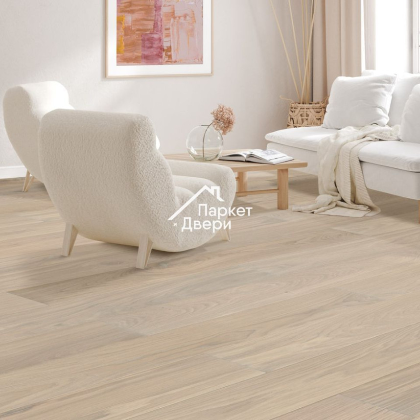 Паркетная доска Tarkett Tango Classic Дуб Светлый Браш 1200 (1.182 м2)-1