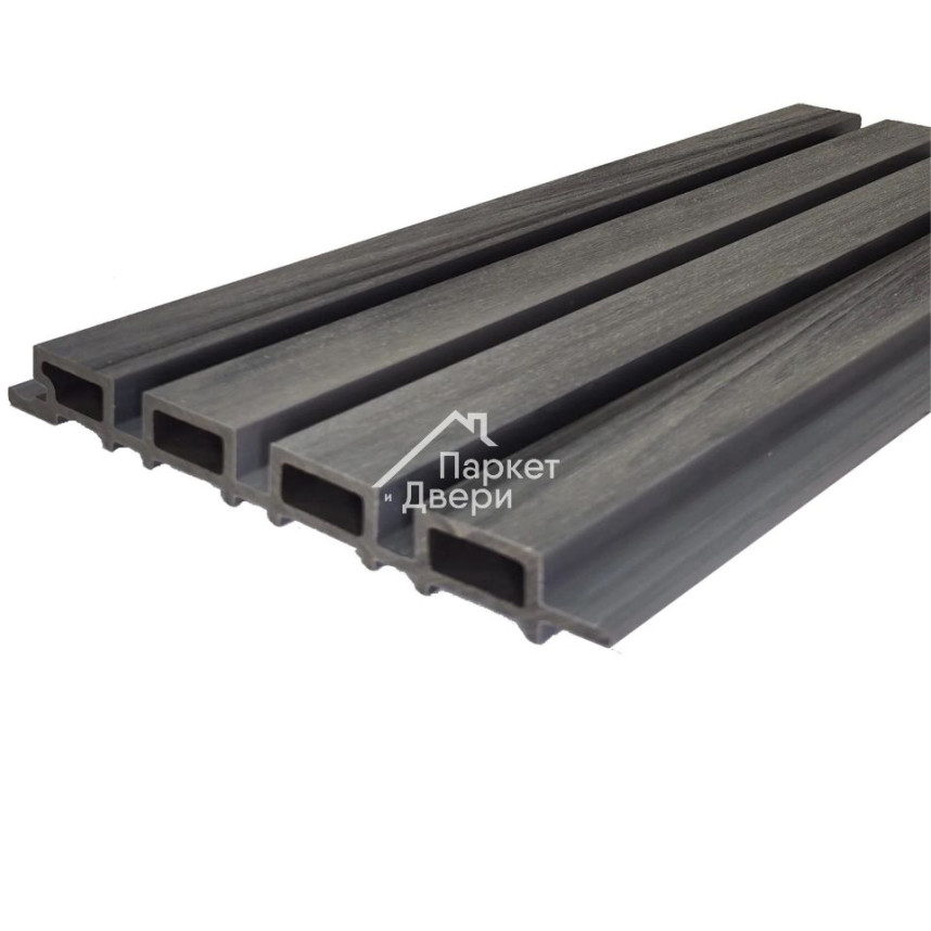Реечные панели Co-extrusion Серый WPS, 3000x219x26-1