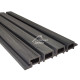 Реечные панели Co-extrusion Серый WPS, 3000x219x26