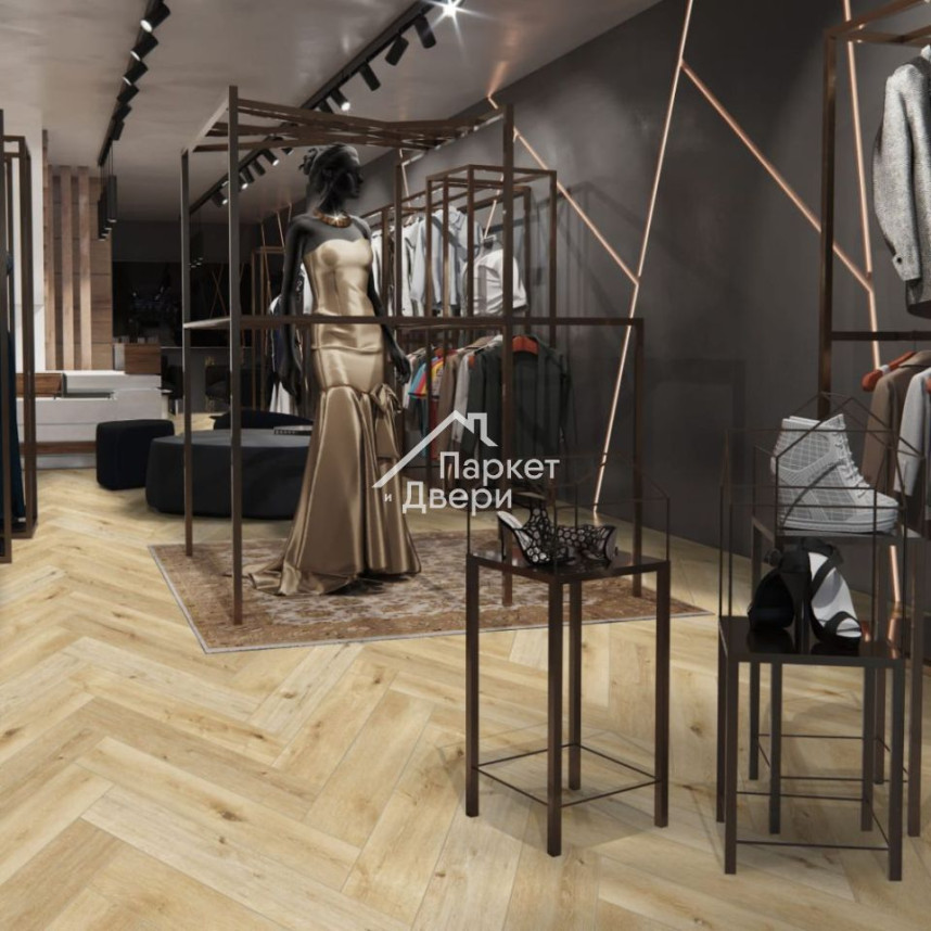 Ламинат SPC Cronafloor HERRINGBONE 2.0 Дуб Ренн
