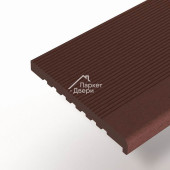 Террасная доска Woodvex Select  Темно-коричневый Ступени (3м. и 4м.)x348x22
