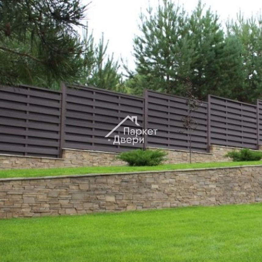 Заборная доска WOODVEX Венге,3000x130x10-1