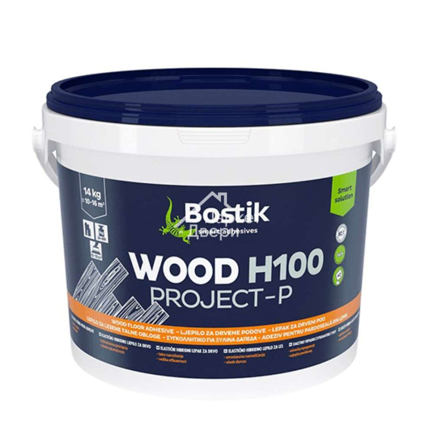 Клей паркетный гибридный BOSTIK H100 PROJECT-P 14кг