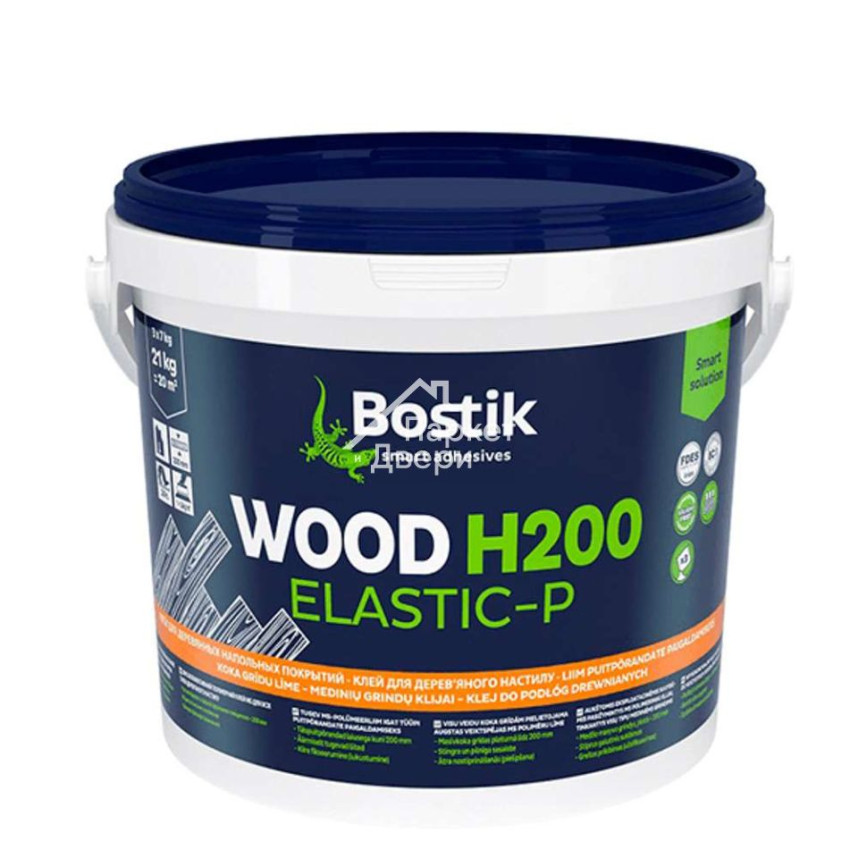 Клей паркетный 1K MS-полимерный BOSTIK WOOD H200 ELASTIC-P 21кг