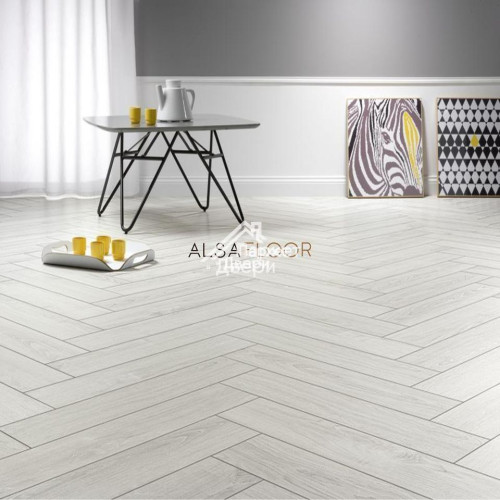 Ламинат Alsafloor Creative Baton Rompu/Herringbone Дуб Полярный
