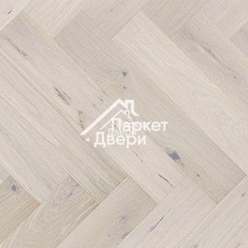 Паркет елка Barlinek Classico line Дуб Cappuccino Классическая елка