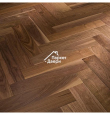 Массивная доска Ablux Орех Американский (WALNUT) Английская Елочка SELECT, 19 x 127 x 600