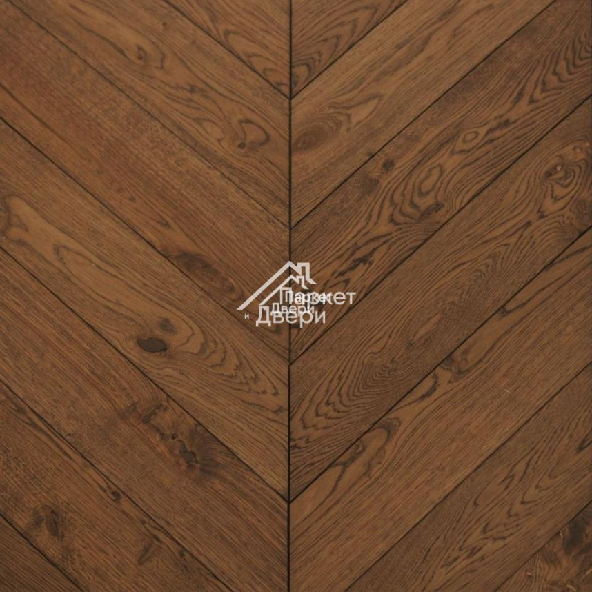 Модульный паркет Kochanelli Французская ёлка Оскуро(коричневый)/Original