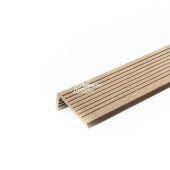 Террасная доска ProDPK угол декоративный 4000 Шоколад,4000x70x35