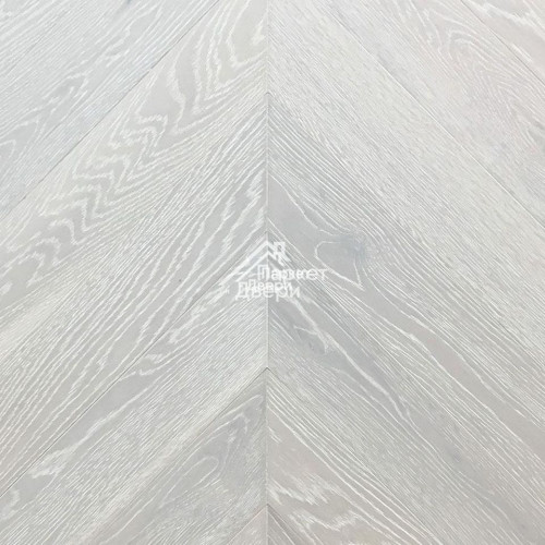 Паркет Wood Bee французская ёлка Chevron Дуб Неве / Neve, 510х92х12мм