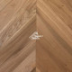 Паркет Wood Bee французская ёлка Chevron Дуб Натур Браш / Natur Brush, 510x92x12