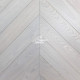 Паркет Wood Bee французская ёлка Chevron Ясень Мунлайт / Moonlight, 510x92x12