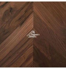 Паркет Wood Bee французская ёлка Chevron Американский Орех Кангари / Congaree, 510x92x12