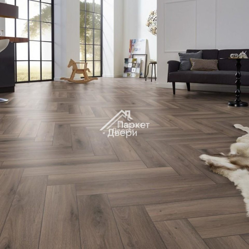 Ламинат Kronotex Herringbone B 3860 Дуб Феррара