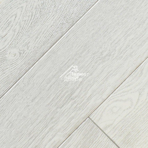Инженерная доска Vecchio Parquet Модерн Дуб эмаль белая с патиной серебро Рустик